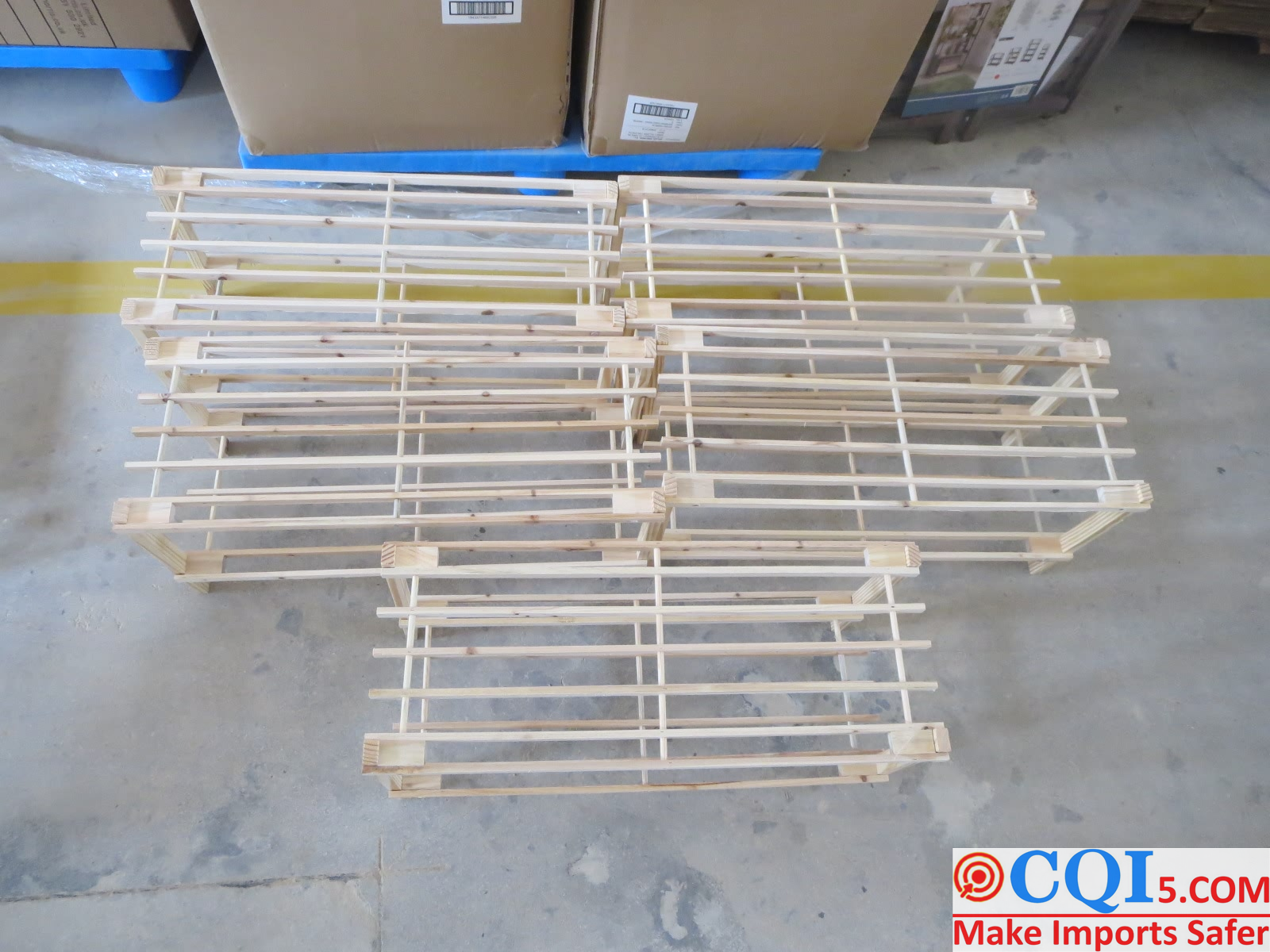 Wooden folding shoe rack inspection report