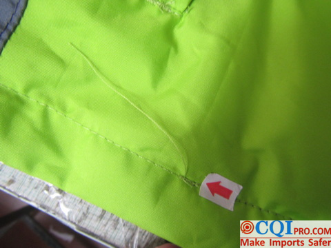 Clothing defects inspection