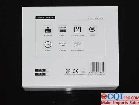 Electronic scale inspection