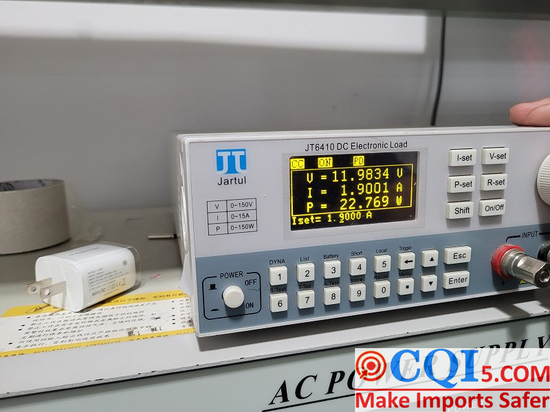 Power Adapter Inspection Standards-Output short circuit protection test -manual short circuit