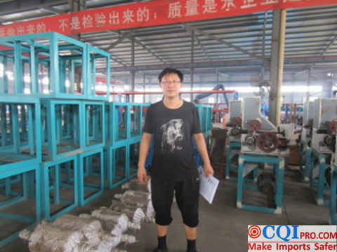 CQI inspectors check product quality at the factory