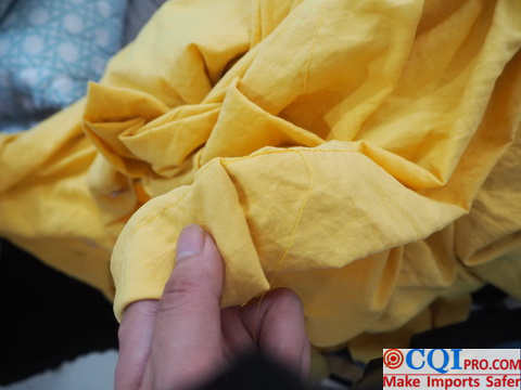 Yellow fabric made in Quanzhou, China