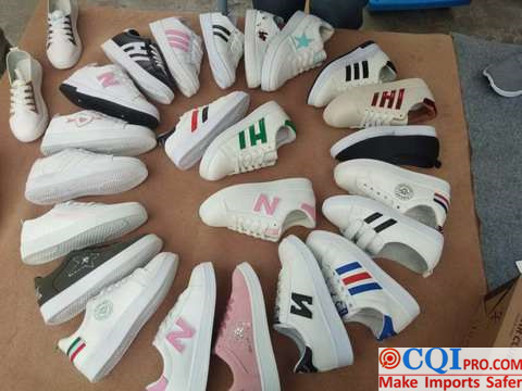 Stock shoes quality inspection