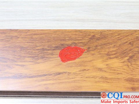 Wooden Floor Inspection，Pollution resistance test