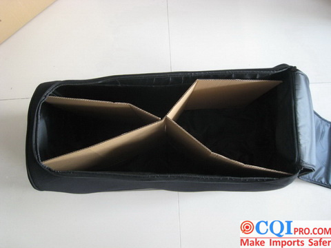 luggage trolley case internal structure test